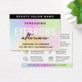 UV-Glanz-Regenbogen-Eyebrow-Threading-Nachsorge (Schreibtisch)