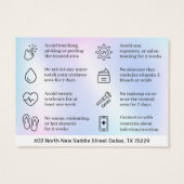 UV-Glanzlichtbrille nach der Pflege (Rückseite)