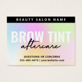 UV Gloss Rainbow Eyebrow Tint Aftercare (Vorderseite)