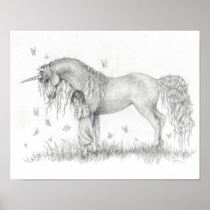 UV-resistente unicorn Poster