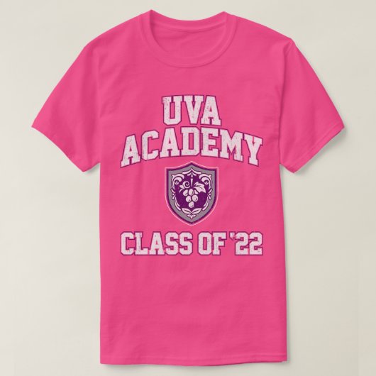 Uva Academy Abschlussklasse T-Shirt (Design vorne)