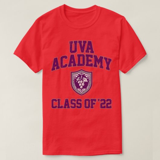 Uva Academy Class of 22 Variant T-Shirt (Design vorne)