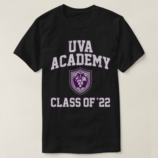 Uva Academy Class of T-Shirt (Design vorne)