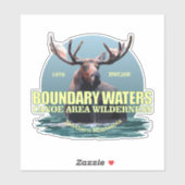 UW (Elch) WT Aufkleber (Blatt)