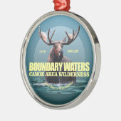 UW (Elch) WT Ornament Aus Metall (Links)