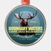 UW (Elch) WT Ornament Aus Metall (Vorne)