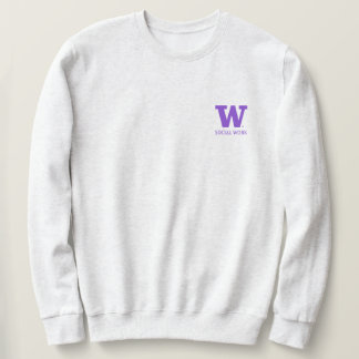 UW SSW Grau Crewneck Sweatshirt | Unisex