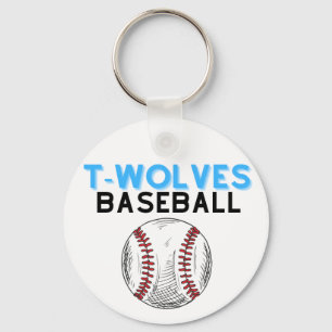 Uwharrie Timberwolves Baseball Keychain Schlüsselanhänger