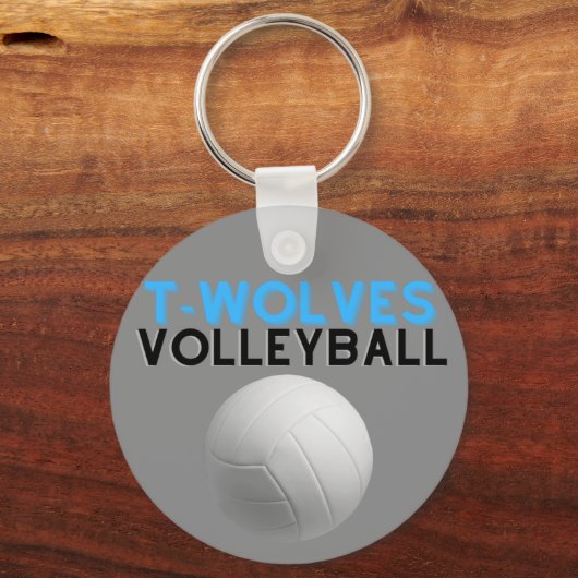 Uwharrie Timberwolves Volleyball Schlüsselanhänger (Vorderseite)