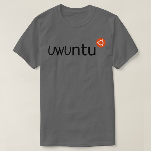 Uwuntu kawaii ubuntu T-Shirt (Design vorne)