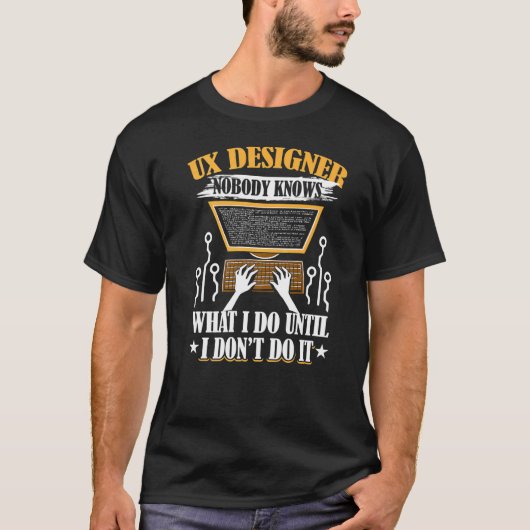 UX Designer-Benutzeroberfläche UVP Frontend Webent T-Shirt (Vorderseite)
