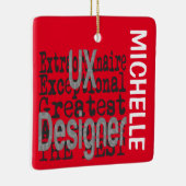 UX Designer Extraordinaire CUSTOM Keramikornament (Rechts)