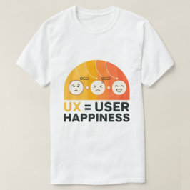 Ux ist das Glück des Benutzers Funny Ui/Ux Designe T-Shirt