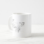 UX - What do you think - User Experience Kaffeetasse (Vorderseite Links)