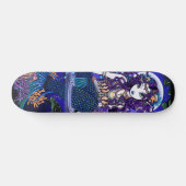 "Uxia" Dämmerungs-Mond-gotisches Skateboard (Horizontal)