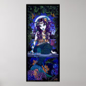 Uxia Original Ocean Scape Dark Mermaid HUGE Poster (Vorne)
