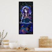 Uxia Original Ocean Scape Dark Mermaid HUGE Poster (Küche)