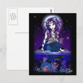 Uxia Postcard Gothic Mermaid Fantasy Postkarte (Vorne/Hinten)