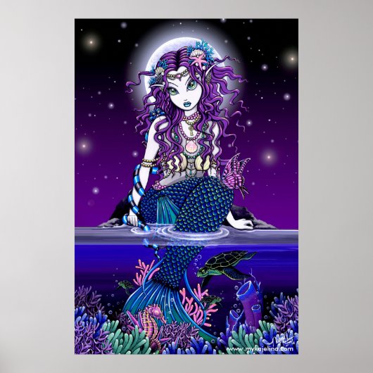 Uxia Twilight Moon Mermaid Poster (Vorne)