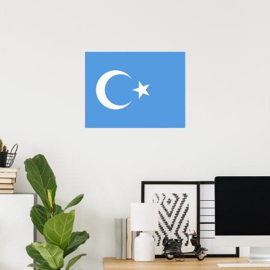 Uyghur/Ostturkestan Poster (Heimbüro)