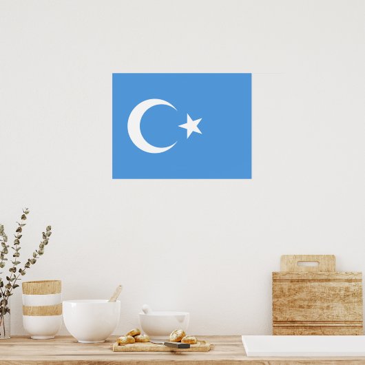 Uyghur/Ostturkestan Poster (Küche)