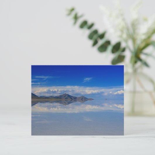 uyuni reflektionen postkarte (Stehend Vorderseite)