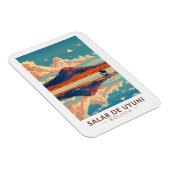 Uyuni Salt Flat Bolivien Motorrad fahren Magnet (Rechte Seite)