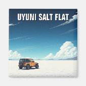 Uyuni Salt Flat Salar De Uyuni Magnet (Vorne)