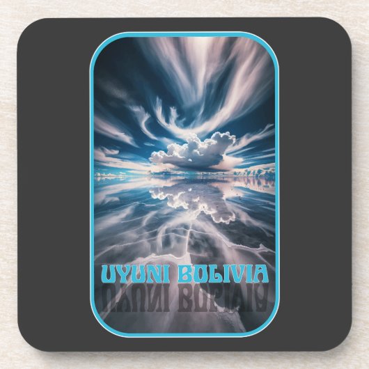Uyuni Salt Flats Bolivia Getränkeuntersetzer (Vorderseite)