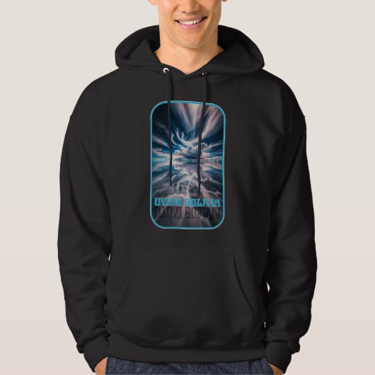 Uyuni Salt Flats Bolivia Hoodie (Vorderseite)