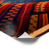 Uyuni Salt Flats in Bolivia Poster (Ecke)