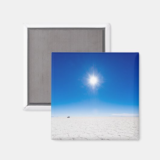 Uyuni Salt Flats Magnet (Vorderseite/Rückseite)