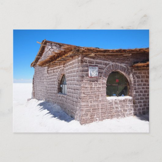 Uyuni Salzhotel Postkarte (Vorderseite)