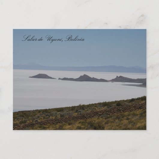 Uyuni-Salzinseln Postkarte (Vorderseite)