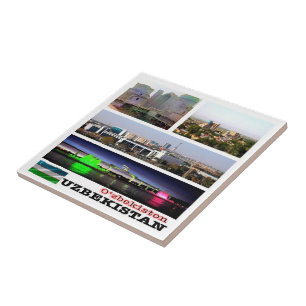 UZ008 UZBEKISTAN, Mosaik, Asien, Fliese