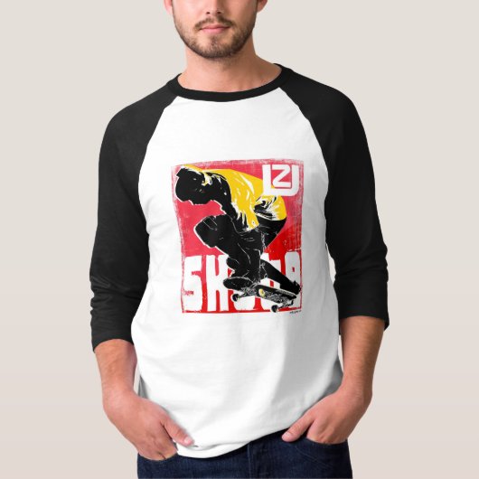 uz Skateboard T-Shirt (Vorderseite)