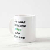 uzbek Mama, phantastisch Kaffeetasse (Vorderseite Links)