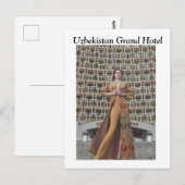 UZBEKISTAN HOTEL POSTKARTE (Vorne/Hinten)