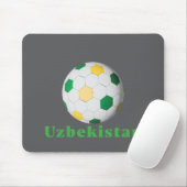 Uzbekistan Soccer Mousepad (Mit Mouse)