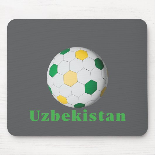 Uzbekistan Soccer Mousepad (Vorne)