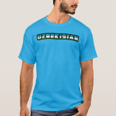 UZBEKISTAN Special Customizable Black Tourist T-Shirt (Vorderseite)