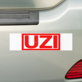 Uzi Briefmarke Autoaufkleber (Auf Auto)