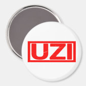 Uzi Briefmarke Magnet (Vorderseite/Rückseite)