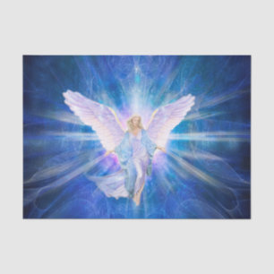 V009-Angel 5 Blau Seidenpapier