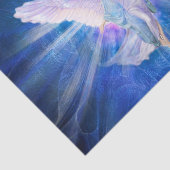 V009-Angel 5 Blau Seidenpapier (Ausschnitt)