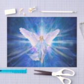 V009-Angel 5 Blau Seidenpapier (Handwerk)