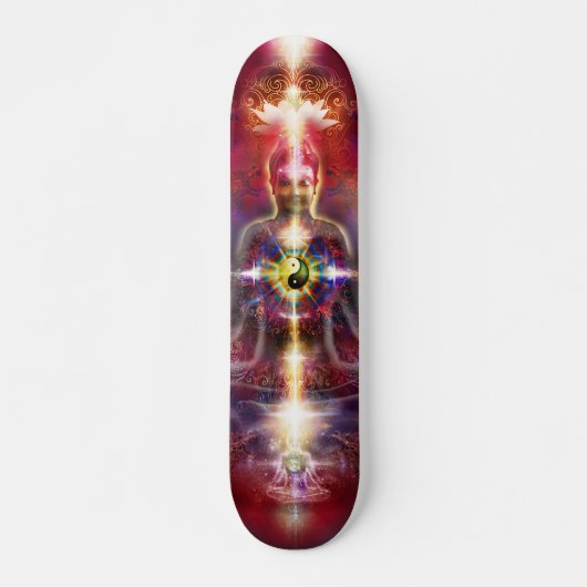 V074 wachen Buddha-Drachen auf Skateboard (Vorne)