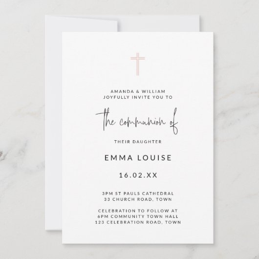 V1 Zoll für Daniela Einladung (Vorderseite)