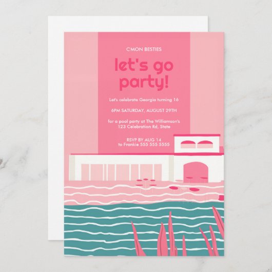 V1 Zoll für Tathyana Einladung (Vorne/Hinten)