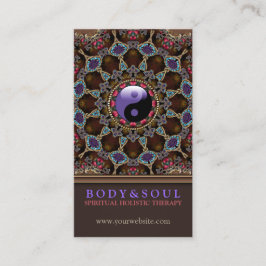 V2: Alternative Eastern YinYang New Age Visitenkarte